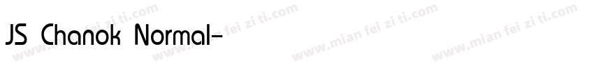 JS Chanok Normal字体转换